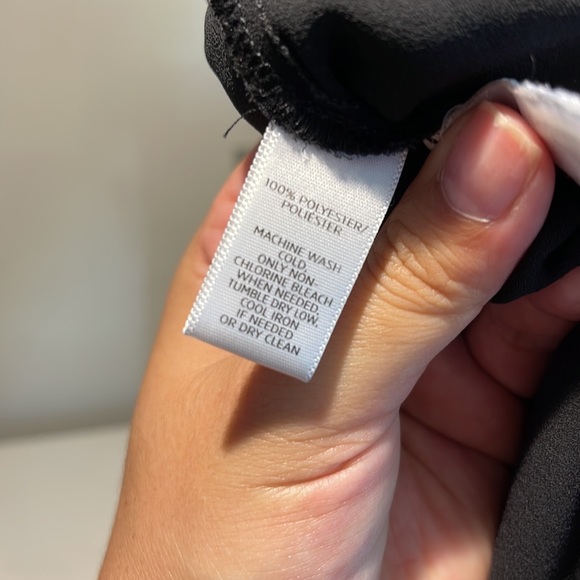 LOFT black racerback satin tank XLP - Picture 5 of 5